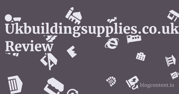 Ukbuildingsupplies.co.uk Review 1 by Partners