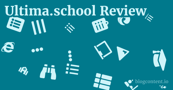 Ultima.school Review 1 by Partners