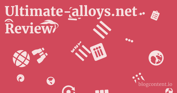 Ultimate-alloys.net Review 1 by Partners