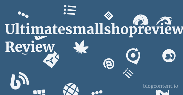 Ultimatesmallshopreview9.blogspot.com Review 1 by Partners