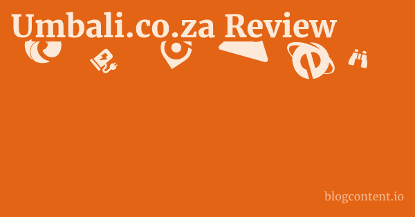 Umbali.co.za Review 1 by Partners