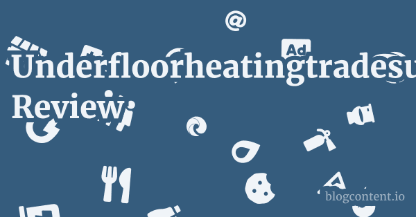 Underfloorheatingtradesupplies.co.uk Review 1 by Partners