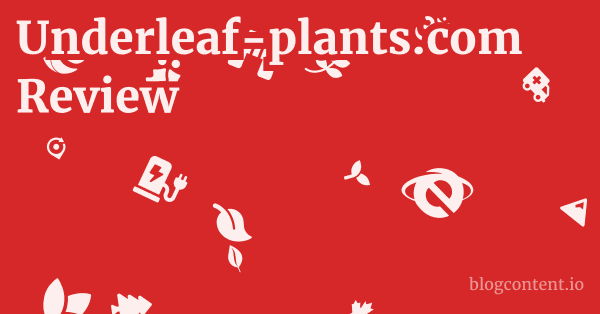 Underleaf-plants.com Review 1 by Partners