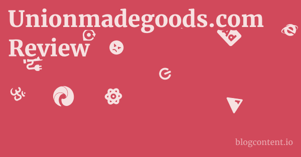 Unionmadegoods.com Review 1 by Partners