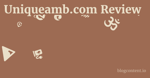 Uniqueamb.com Review 1 by Partners