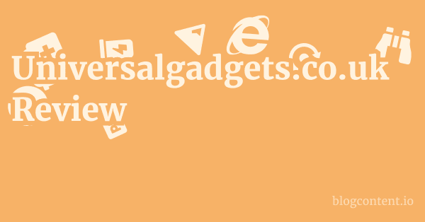 Universalgadgets.co.uk Review 1 by Partners