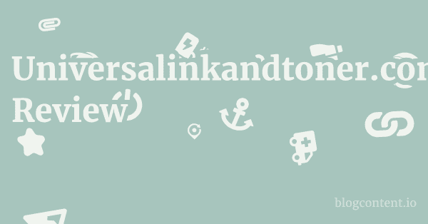 Universalinkandtoner.com Review 1 by Partners