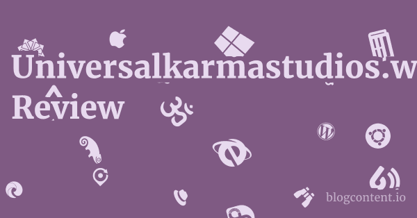 Universalkarmastudios.wordpress.com Review 1 by Partners