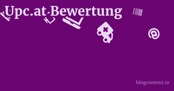 Upc.at Bewertung