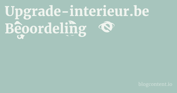 Upgrade-interieur.be Beoordeling 1 by Partners