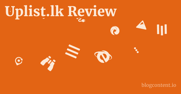 Uplist.lk Review 1 by Partners