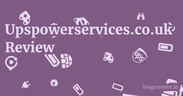 Upspowerservices.co.uk Review 1 by Partners