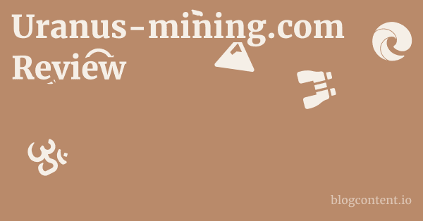Uranus-mining.com Review 1 by Partners