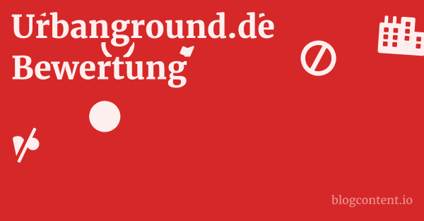 urbanground.de FAQ 1 by Partners