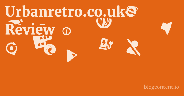 Urbanretro.co.uk Review 1 by Partners