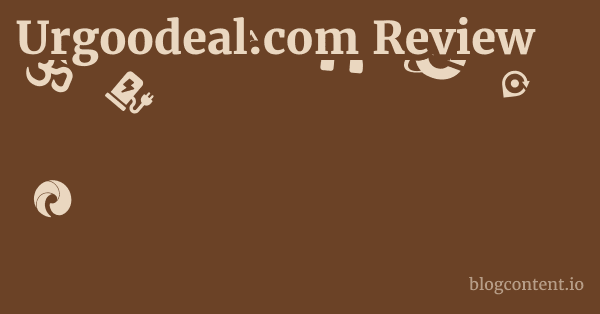 Urgoodeal.com Review 1 by Partners
