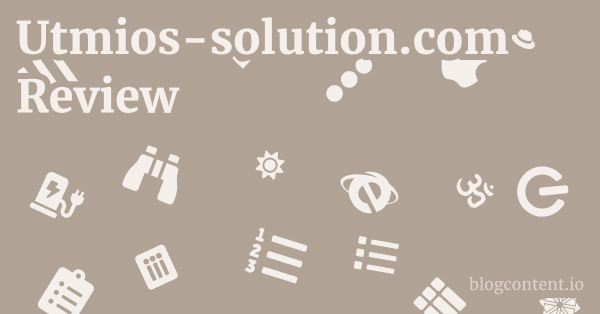 Utmios-solution.com Review 1 by Partners