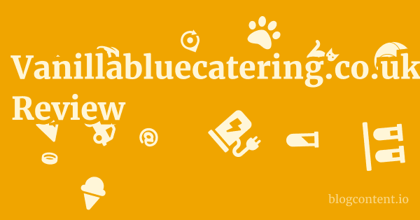 Vanillabluecatering.co.uk Review
