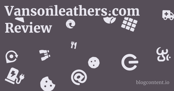 Vansonleathers.com Review 1 by Partners