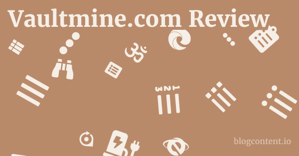 Vaultmine.com Review 1 by Partners