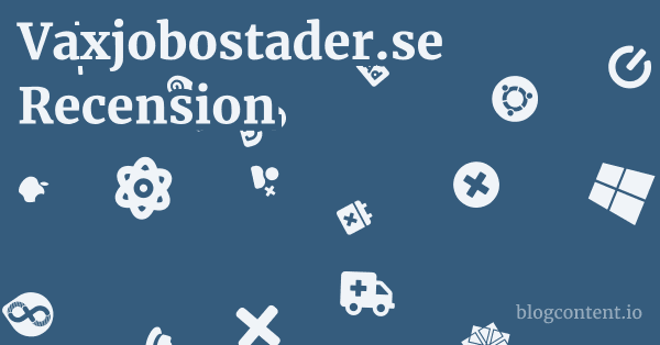 Vaxjobostader.se Recension 1 by Partners