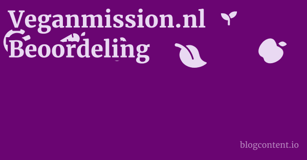 Veganmission.nl Beoordeling 1 by Partners