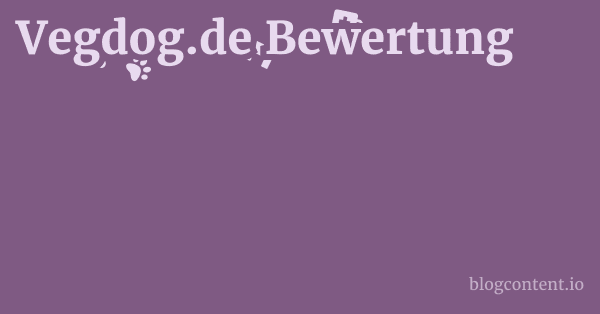 Vegdog.de Bewertung 1 by Partners