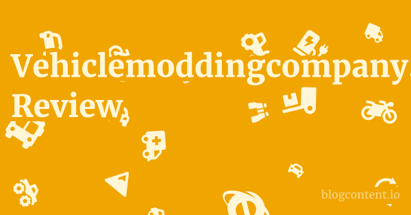 Vehiclemoddingcompany.co.uk Review 1 by Partners