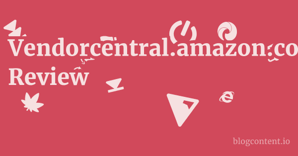 Vendorcentral.amazon.co.uk Review 1 by Partners