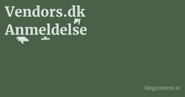 Vendors.dk Anmeldelse 1 by Partners