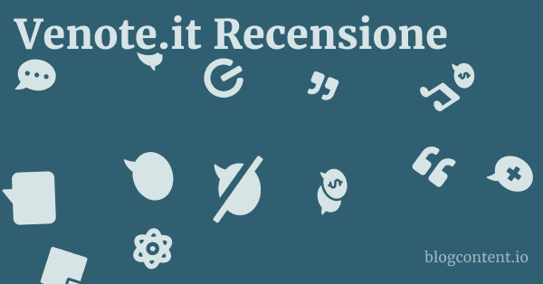 Venote.it Recensione 1 by Partners