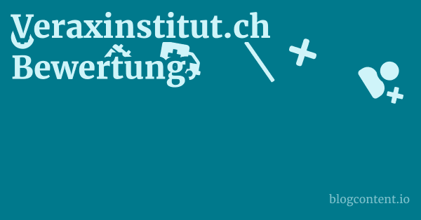 Veraxinstitut.ch Bewertung 1 by Partners