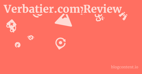 Verbatier.com Review 1 by Partners