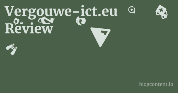 Vergouwe-ict.eu Review 1 by Partners