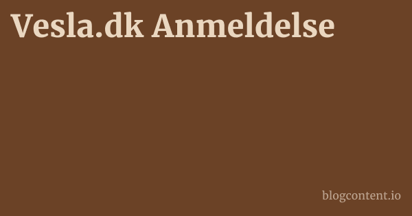 Vesla.dk Anmeldelse 1 by Partners