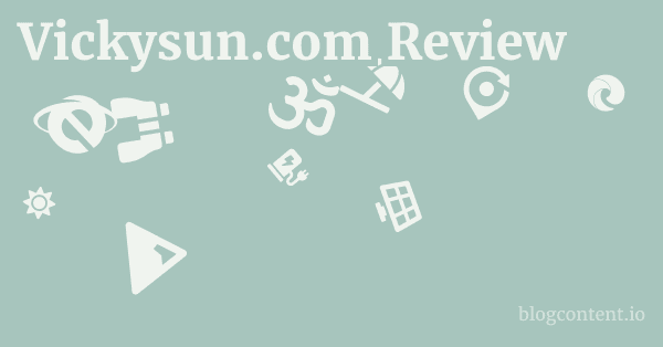 Vickysun.com Review 1 by Partners