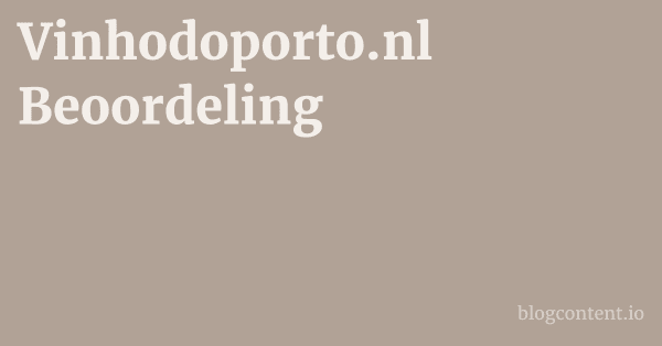 Vinhodoporto.nl Beoordeling 1 by Partners