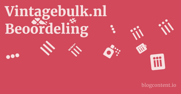 Vintagebulk.nl Beoordeling 1 by Partners