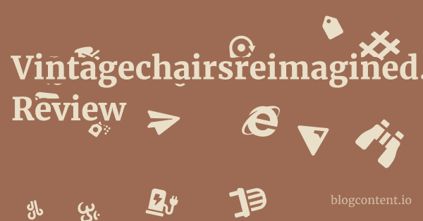 Vintagechairsreimagined.com Review 1 by Partners