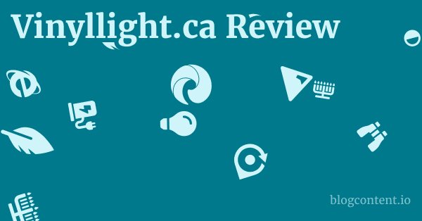 Vinyllight.ca Review 1 by Partners