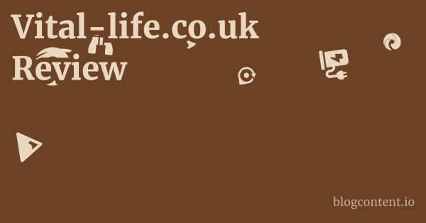 Vital-life.co.uk Review 1 by Partners