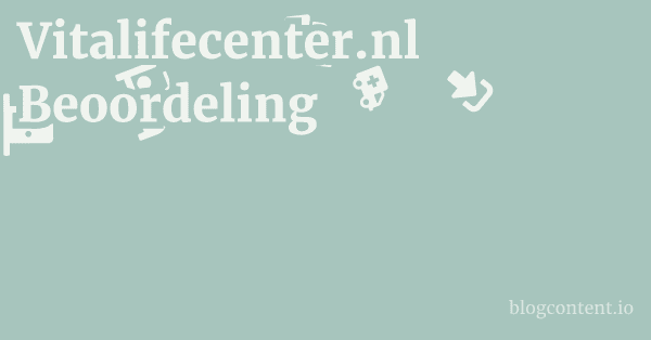 Vitalifecenter.nl Beoordeling 1 by Partners