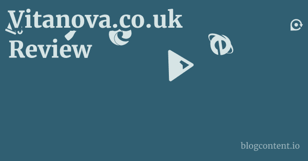 Vitanova.co.uk Review 1 by Partners