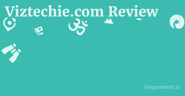 Viztechie.com Review 1 by Partners