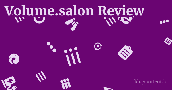 Volume.salon Review 1 by Partners
