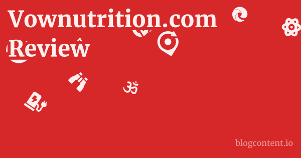 Vownutrition.com Review 1 by Partners