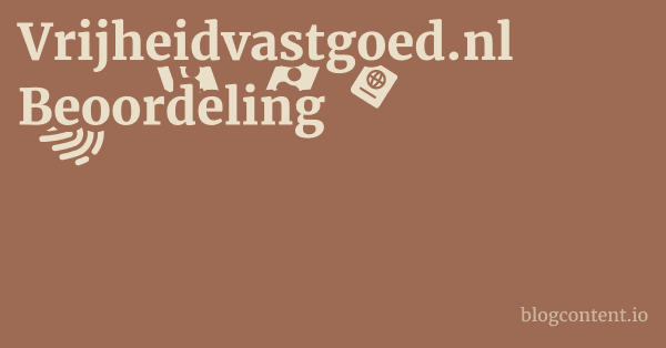 Vrijheidvastgoed.nl Beoordeling 1 by Partners