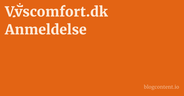 Vvscomfort.dk Anmeldelse 1 by Partners