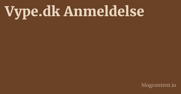 Vype.dk Anmeldelse 1 by Partners