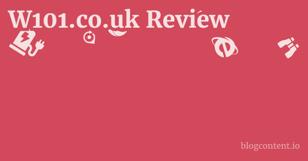 W101.co.uk Review 1 by Partners